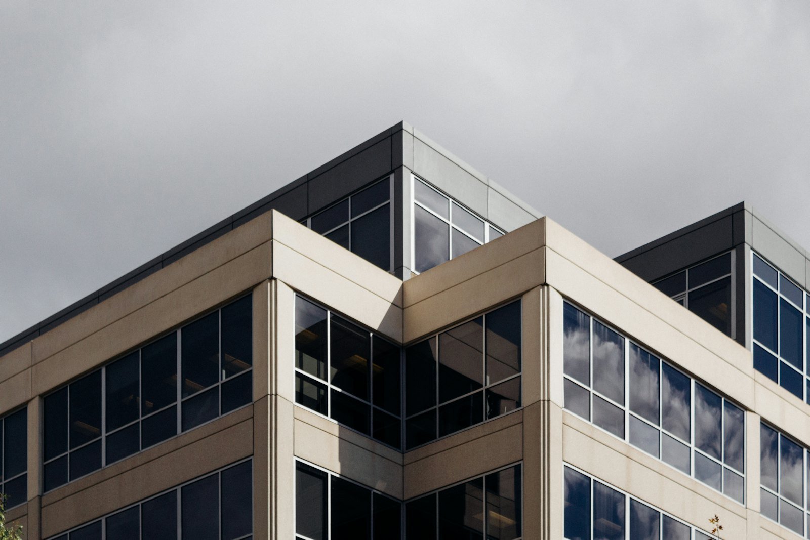 A modern office building, home to a professional finance team